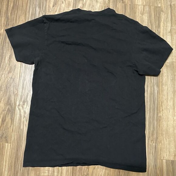 Godzilla Cherry Blossom Black Graphic Tshirt - Size Medium - HOLES - Picture 5 of 6